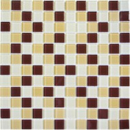 Мозаика стеклянная DM 104 (327х327х4 мм) песочно-коричневая Elada Mosaic - uralkafel.ru - Новосибирск